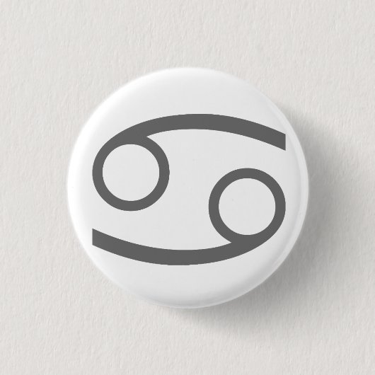 Badge Rond 2,50 Cm Bouton de Cancer (Devant)