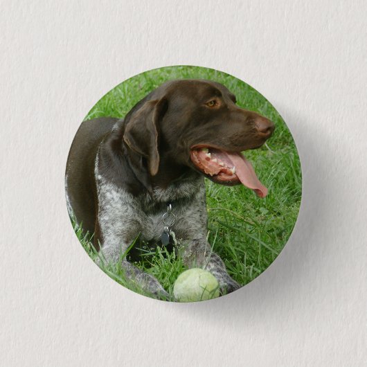 Badge Rond 2,50 Cm Bouton de Charlie (Devant)