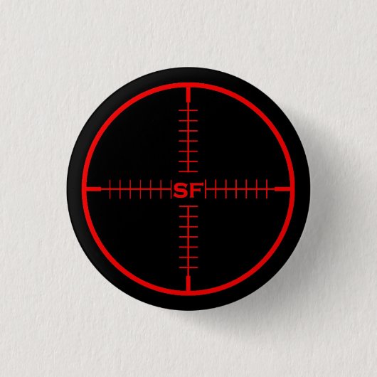 Badge Rond 2,50 Cm Bouton de cible de SF (Devant)