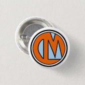 Badge Rond 2,50 Cm Bouton de CLM (Devant & derrière)