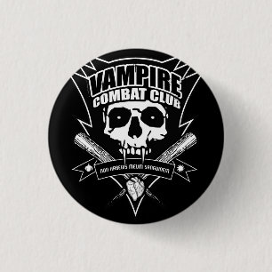 Badge Rond 2,50 Cm Bouton de club de combat de vampire