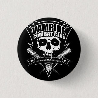 Badge Rond 2,50 Cm Bouton de club de combat de vampire