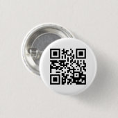 Badge Rond 2,50 Cm Bouton de code de Meme QR (Devant & derrière)
