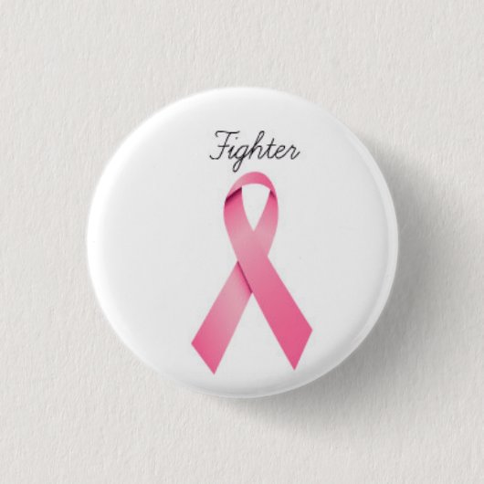 Badge Rond 2,50 Cm Bouton de combattant de conscience de cancer du (Devant)