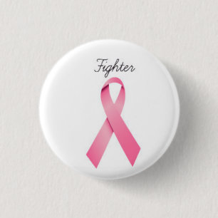 Badge Rond 2,50 Cm Bouton de combattant de conscience de cancer du
