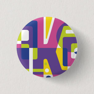 Badge Rond 2,50 Cm Bouton de conception SKA
