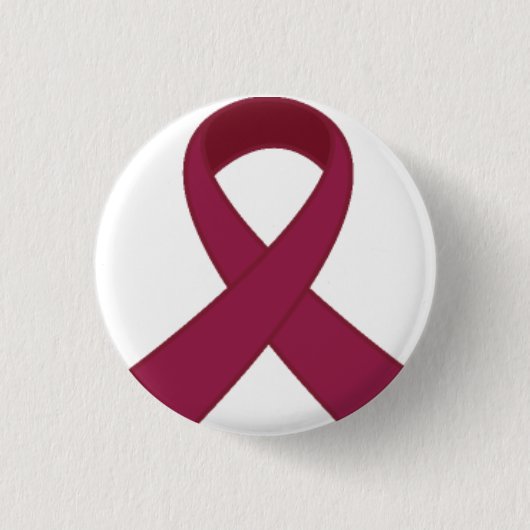 Badge Rond 2,50 Cm Bouton de conscience de hémangiome (Devant)