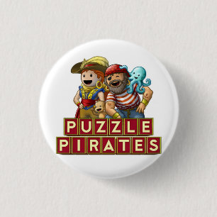 Badge Rond 2,50 Cm Bouton de copains de pirate