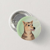 Badge Rond 2,50 Cm Bouton de Corrie ! (Devant & derrière)