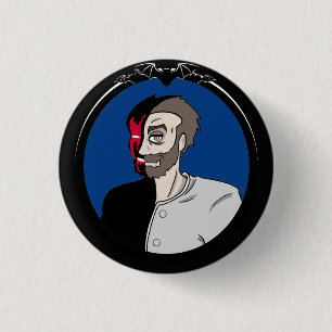 Badge Rond 2,50 Cm Bouton de couleur Renfield R.M.