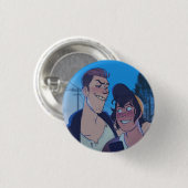 Badge Rond 2,50 Cm bouton de crépuscule de mitjo (Devant & derrière)