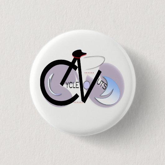Badge Rond 2,50 Cm Bouton de CycleNuts (Devant)