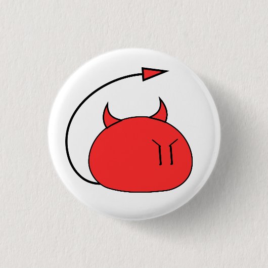 Badge Rond 2,50 Cm Bouton de Dango de diable (Devant)