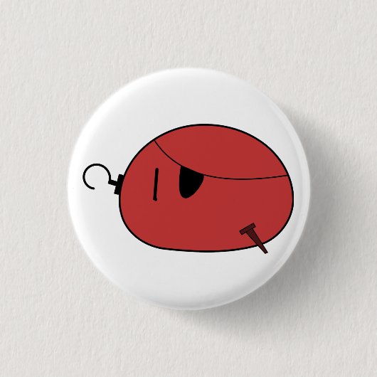 Badge Rond 2,50 Cm Bouton de Dango de pirate (Devant)