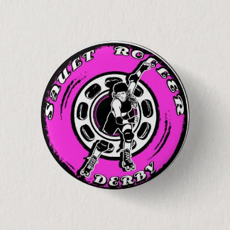 Badge Rond 2,50 Cm Bouton de Derby de rouleau de Sault