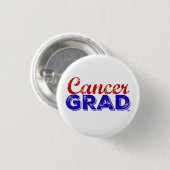 Badge Rond 2,50 Cm Bouton de diplômé de Cancer (Devant & derrière)