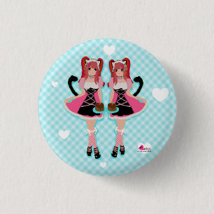 Badge Rond 2,50 Cm Bouton de domestiques de Lolita Neko