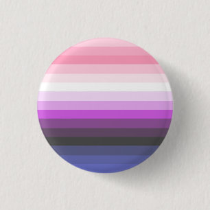 Badge Rond 2,50 Cm Bouton de drapeau de fierté de Genderfluid de