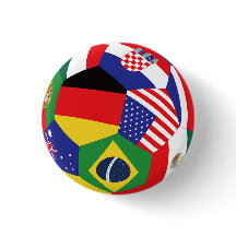 Bouton de drapeau de la Coupe du monde de football