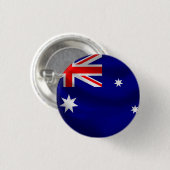 Badge Rond 2,50 Cm Bouton de drapeau de l'Australie (Devant & derrière)