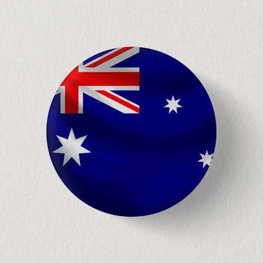 Badge Rond 2,50 Cm Bouton de drapeau de l'Australie (Devant)