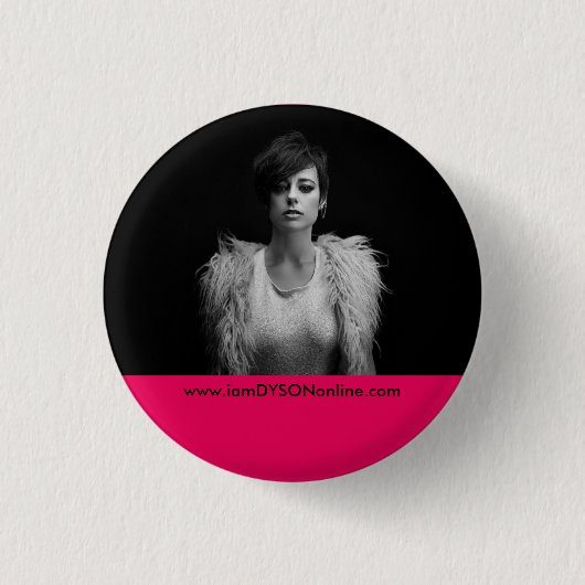 Badge Rond 2,50 Cm Bouton de DYSON (Devant)