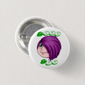 Badge Rond 2,50 Cm Bouton de fan d'Acro (Devant & derrière)