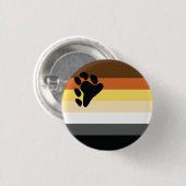 Badge Rond 2,50 Cm Bouton de fierté d'ours (Devant & derrière)