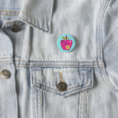 Badge Rond 2,50 Cm Bouton de FlowerApple (En situation)