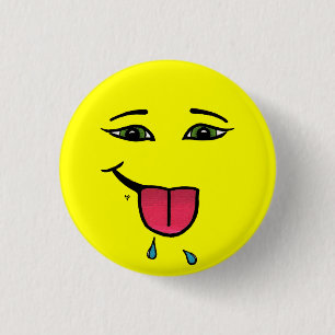 Badge Rond 2,50 Cm Bouton de framboises