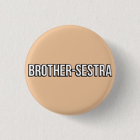 Badge Rond 2,50 Cm Bouton de Frère-Sestra (Devant)