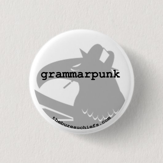 Badge Rond 2,50 Cm Bouton de Grammarpunk 1,25" (Devant)