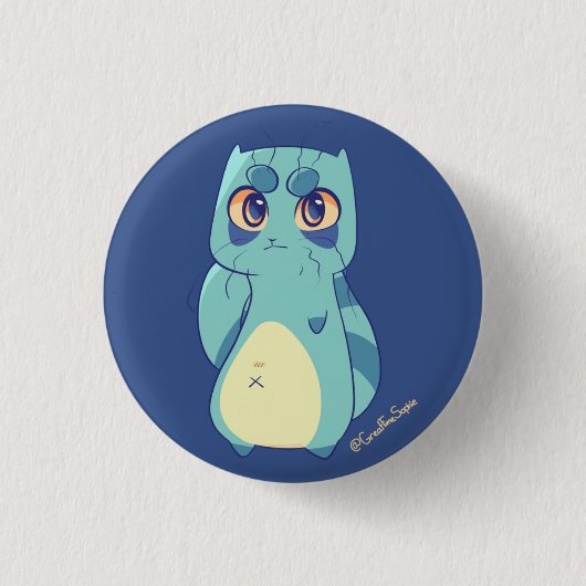 Badge Rond 2,50 Cm Bouton de HÉRAUT (Devant)