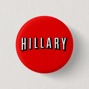 Badge Rond 2,50 Cm Bouton de Hillary : Clinton pour le président 2016