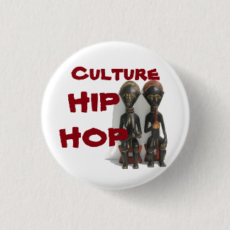Badge Rond 2,50 Cm Bouton de hip hop de culture