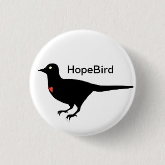 Badge Rond 2,50 Cm Bouton de HopeBird