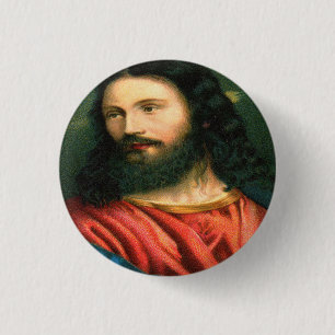Badge Rond 2,50 Cm Bouton de Jésus