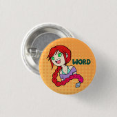 Badge Rond 2,50 Cm Bouton de Jez (Devant & derrière)