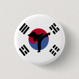 Badge Rond 2,50 Cm Bouton de joueur du Taekwondo