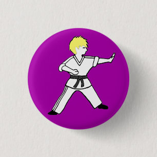 Badge Rond 2,50 Cm Bouton de Karate Kid 7