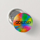Badge Rond 2,50 Cm bouton de ∞KIND (Devant & derrière)