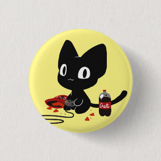 Badge Rond 2,50 Cm Bouton de Kitty de Gamer