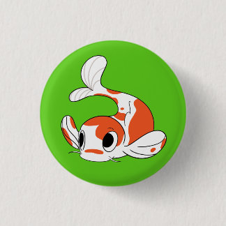 Badge Rond 2,50 Cm Bouton de Koi d'équipe - vert