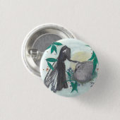 Badge Rond 2,50 Cm Bouton de la colombe de la Virginie (Devant & derrière)