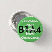 Badge Rond 2,50 Cm Bouton de la fan B1A4 (Devant & derrière)