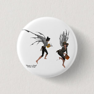 Badge Rond 2,50 Cm Bouton de la Féerie de pluie pour garçon jumeau