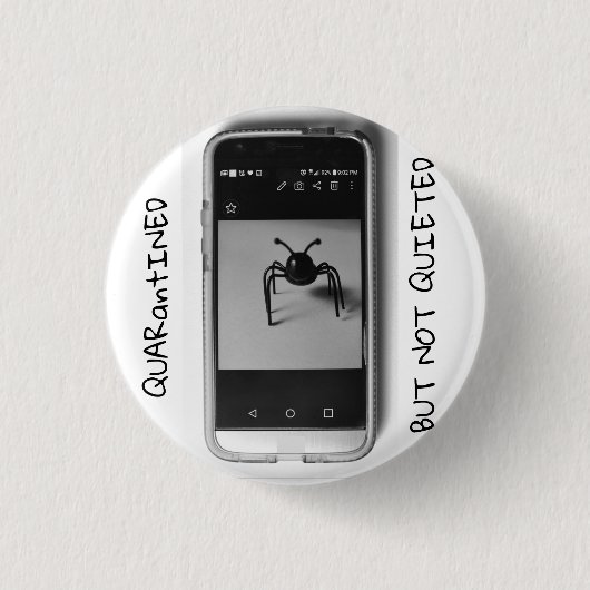 Badge Rond 2,50 Cm Bouton de la fourmi (Devant)