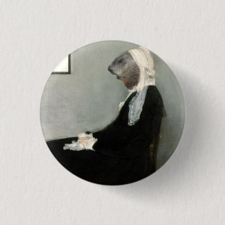 Badge Rond 2,50 Cm Bouton de la mère du porc de Whistler