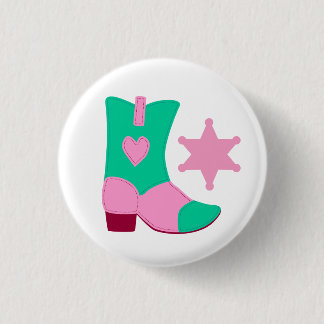 Badge Rond 2,50 Cm Bouton de la petite fille Giddy Up