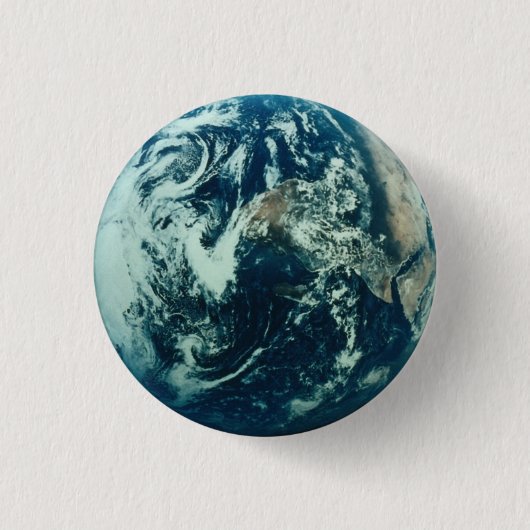 Badge Rond 2,50 Cm Bouton de la terre (Devant)